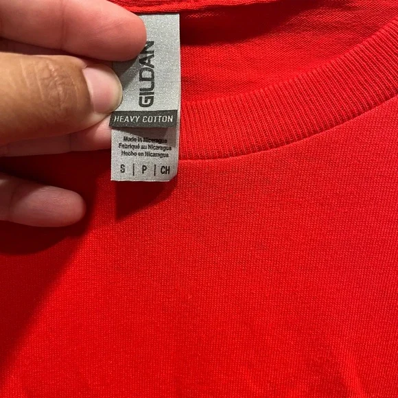 Holly Jolly Vibes Shirt Holiday Shirt Gildan Shirt Size S Color Red - Picture 3 of 5